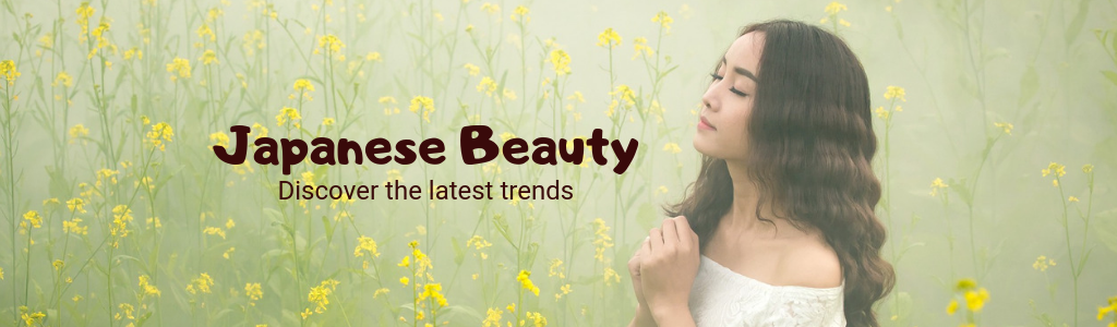 Japanese beauty goods and makeup showcase page
